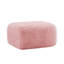 Repose-pieds en tissu moelleux - rose-794274933