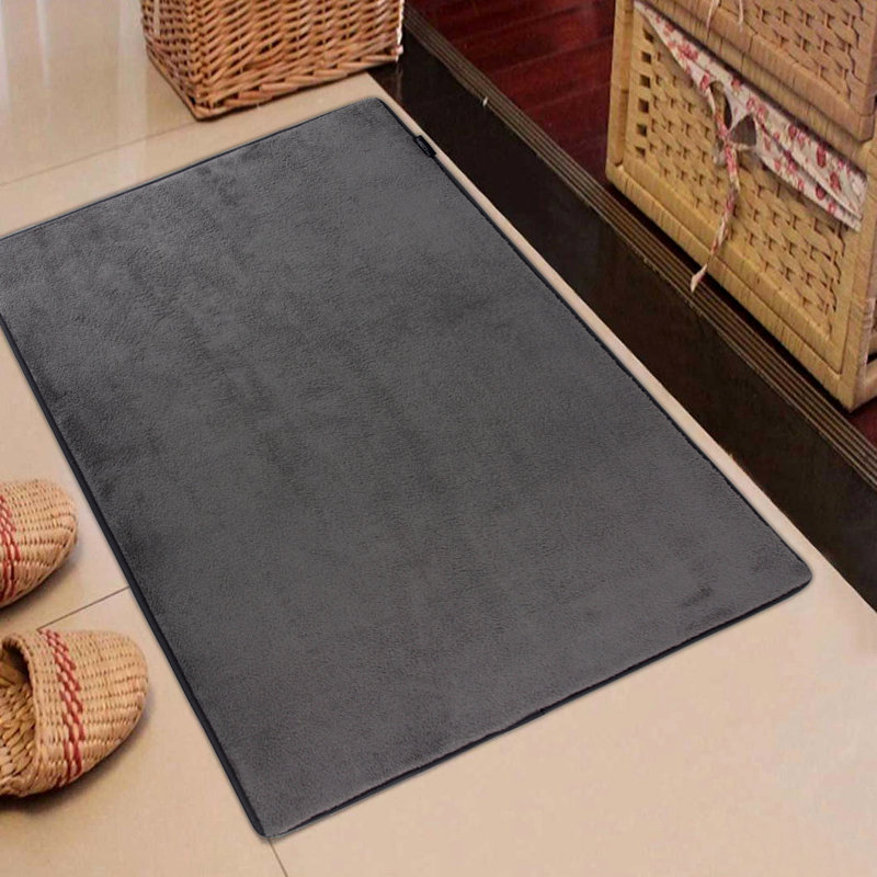 Memory Foam Kitchen Mat, Grey Flannel