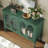 Gurbachan 48-inch Vintage Sideboard with Four Glass Doors-217219392