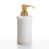 Blanc / laiton bruni