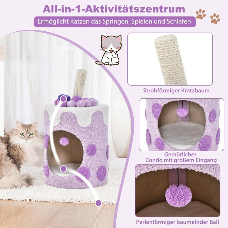 67cm H, Purple