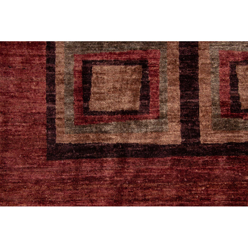 Geometric Wool Hand Woven 240cm X 312cm Area Rug