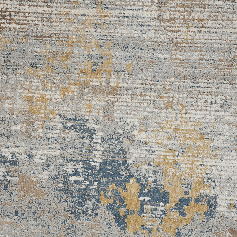 Brazell Abstract Indoor Rug, Rectangle 2' x 3'