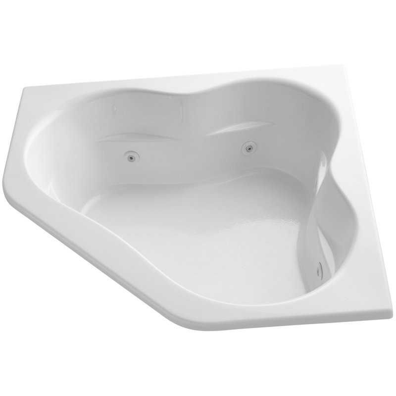 Baignoire tourbillon 60 po x 60 po, Blanc