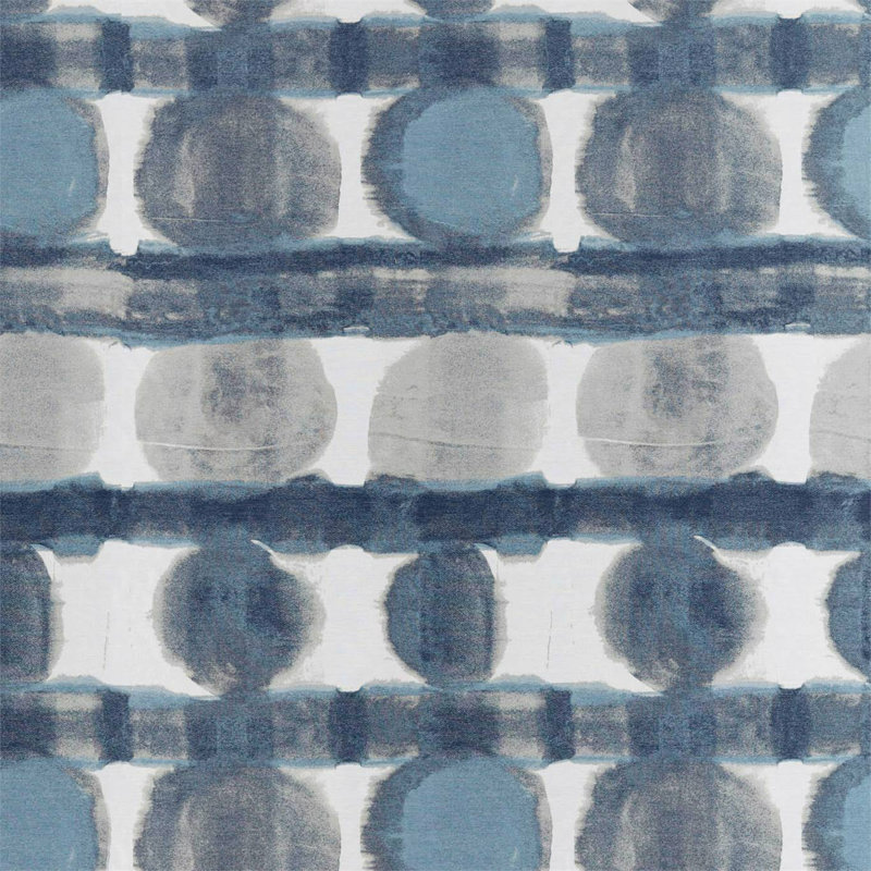 Delphis Fabric, Ink/Sky