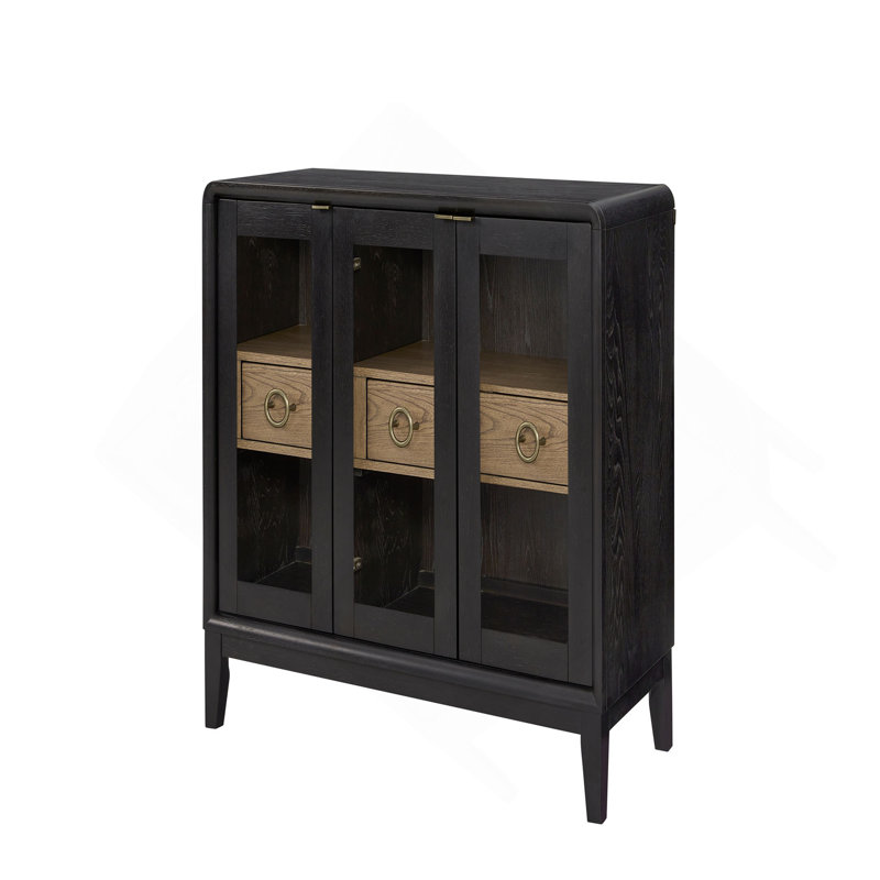 Glass Door Server - Peppercorn