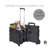 Simplify 14.96'' H x 14.17'' W Utility Cart with Wheels
