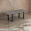 Table de salle à manger rectangulaire L 87 po x l 39 po