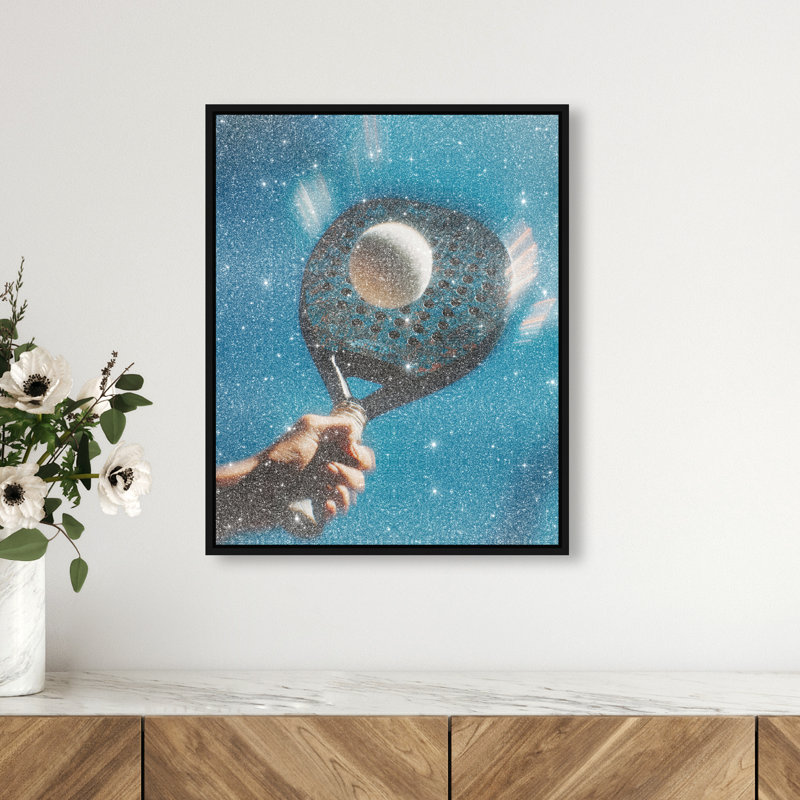 Instant Momentum Print by Oliver Gal, 25"H x 21"W, Black Floater Frame