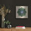 Art mural en métal luxueux «Mandala 2» par Stellar Design Studio, 12 po x 12 po-101674006