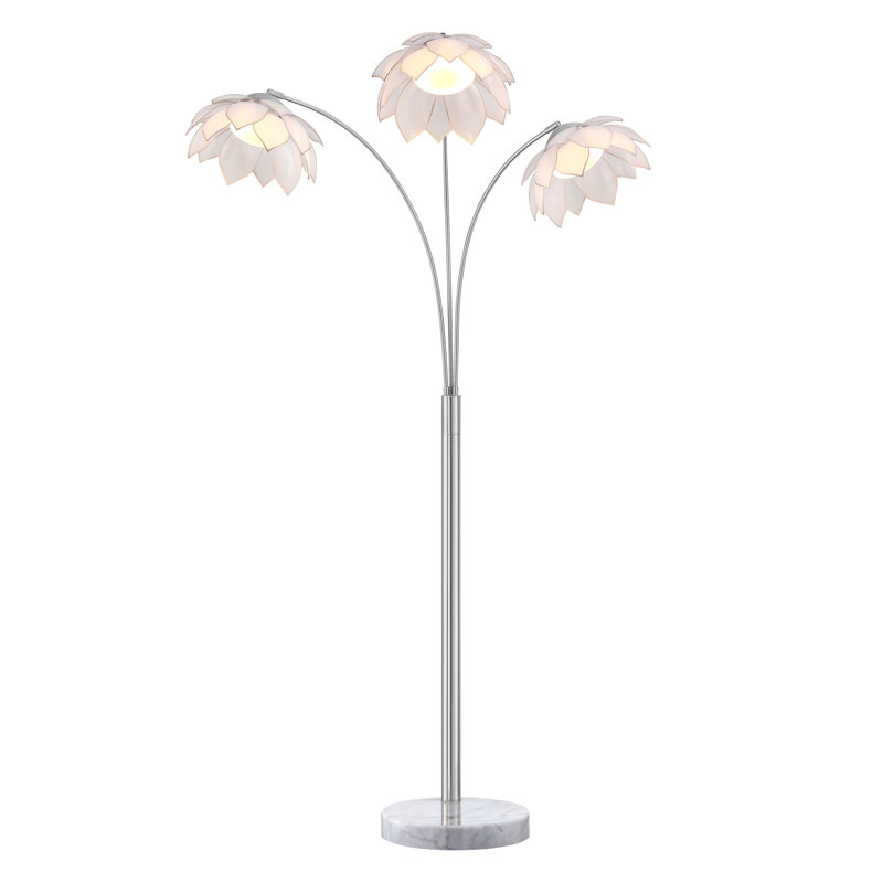 LED Tree Floor Lamp, Brushed Nickel, Brushed Nickel