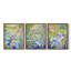 Ensemble de 3 estampes giclées encadrées Floral Series Series CLxxxiii - Prêt à être accroché-751012889-751012867