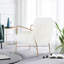 Fauteuil d'appoint rembourré en laine 24,5 po-1937791974