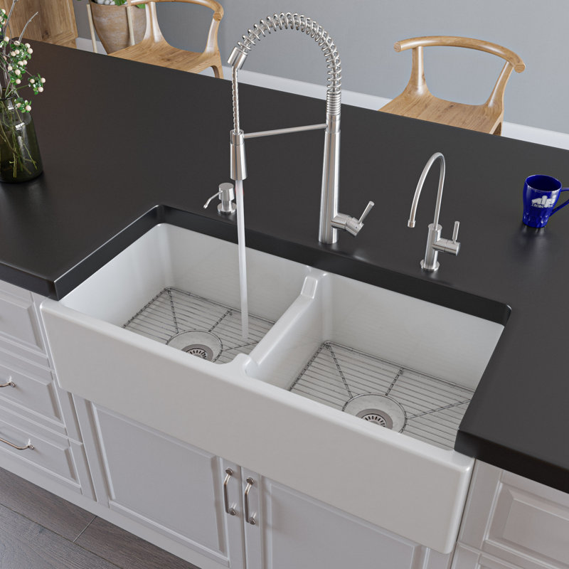 Alfi Brand LEON Pull Down Kitchen Faucet