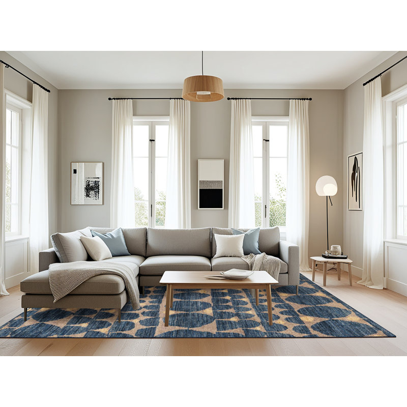 Gwern Abstract Indoor Rug, Rectangle 8' x 10'