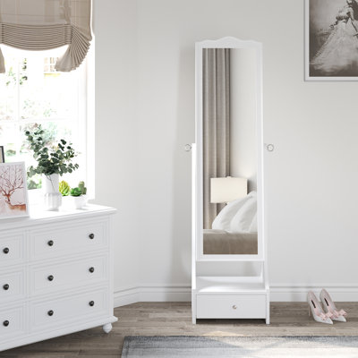 17.75'' Wide Freestanding Jewelry Armoire