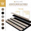 SereniSlats Raven 94,5 po. X 9,5 po. Panneaux muraux insonorisants 3D -124325794