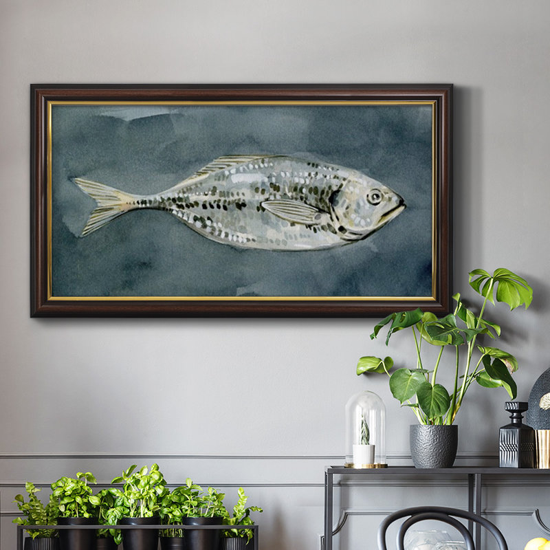 «Deep Sea Swimmer II», reproduction d'un seul cadre photo sur toile, H 25 po x l 45 po x P 2,5 po