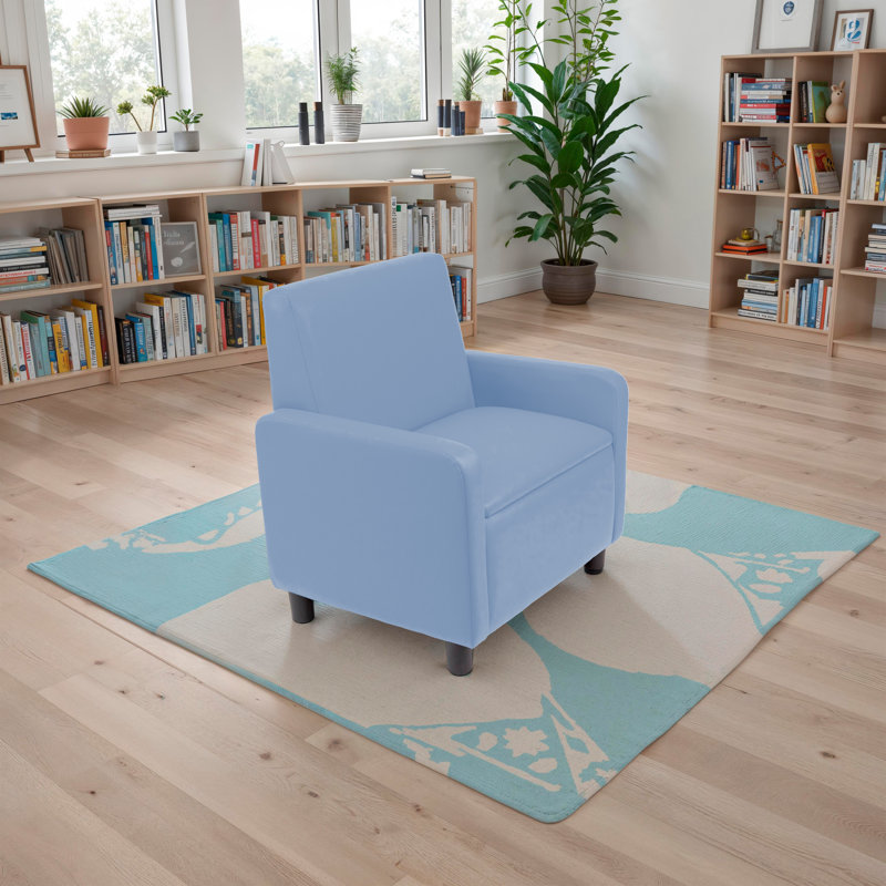 Fauteuil club modulaire Kid Comfort - bleu poudre, Bleu poudre