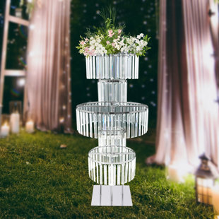 Support à fleurs à 5 niveaux pour réception de mariage