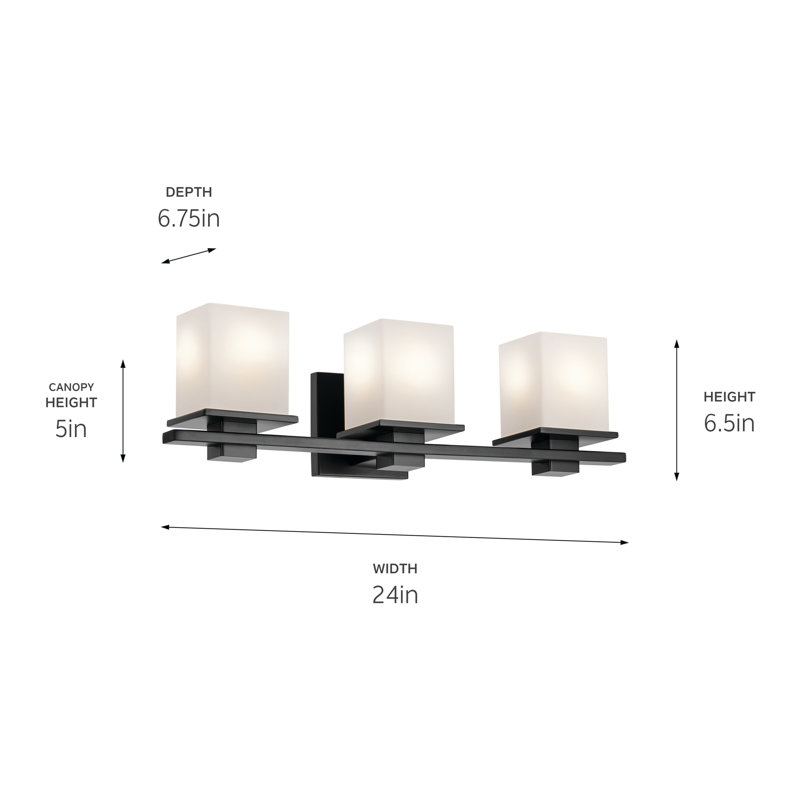 Nicoli 3 - Light Dimmable Vanity Light