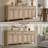 43.39'' W 2-Drawer And 3-Door Rattan Sideboard With Adjustable Shelves-1642756581