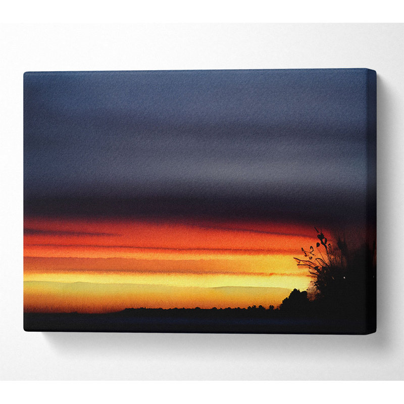 Stunning Ocean Blaze - Wrapped Canvas Print, 50.8cm H x 81.3cm W x 10cm D