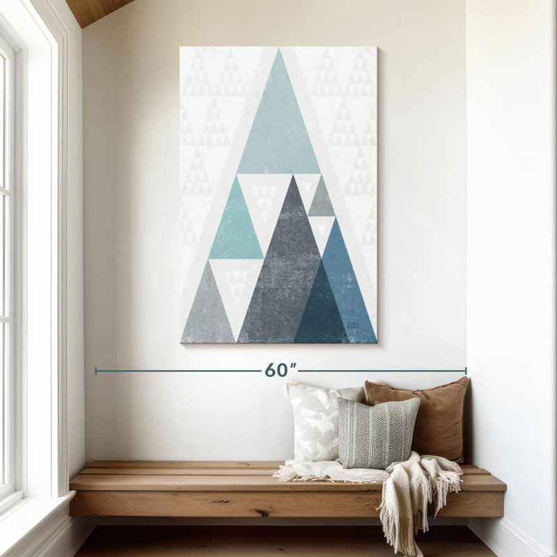 Avery Mod Triangles I, 48" H x 32" W