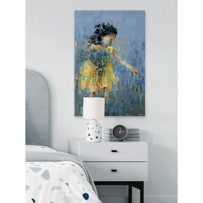 « fleur cueillette », art sur toile Bucyrus