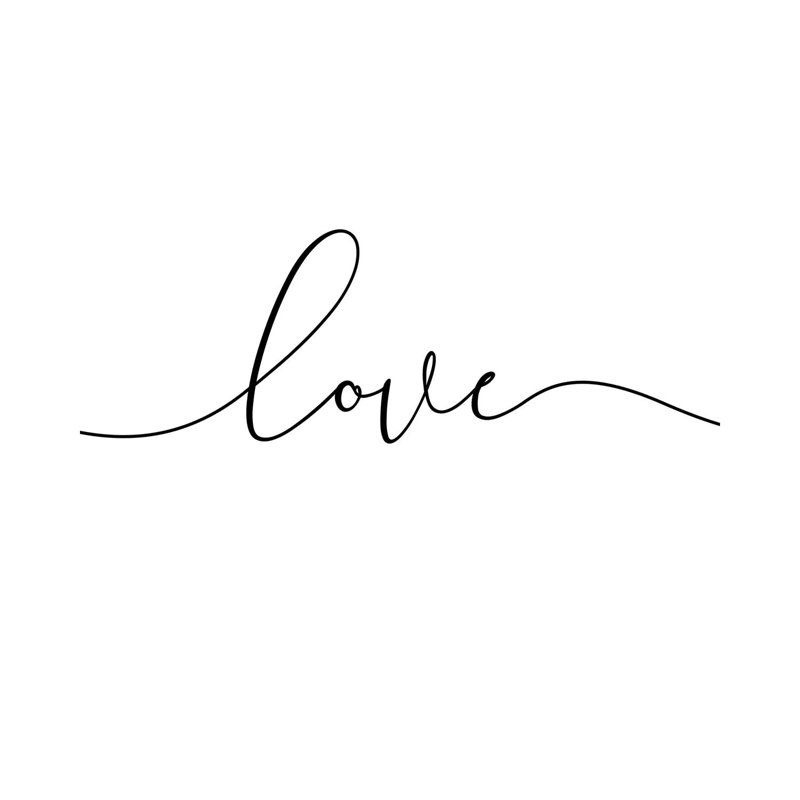 Love - Square by Nouveau Prints - Wrapped Canvas Gallery-Wrapped Canvas Giclée, 93.98 cm H x 93.98 cm W x 1.91 cm D
