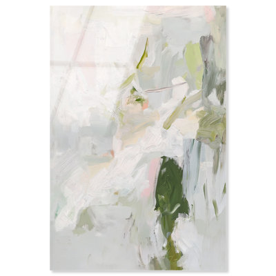 Frosted Foliage High-Gloss Frameless Acrylic Glass Wall Art Abstract Print by Oliver Gal, Ready to Hang, 10 x 15