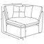 Greeley 5-piece Upholstered Modular Sectional Sofa