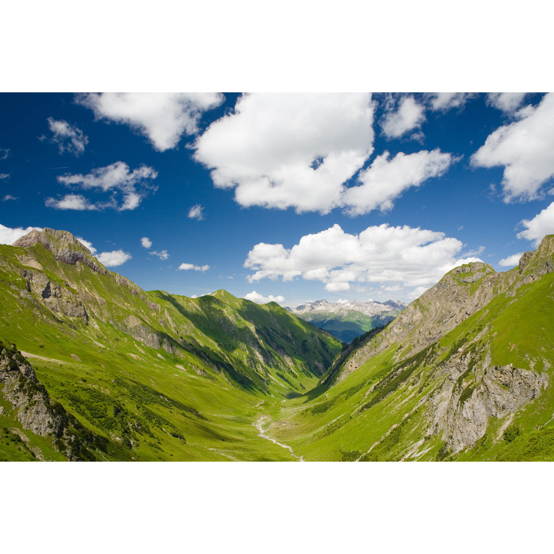 Europäische Alpen von Wingmar - Leinwandbild