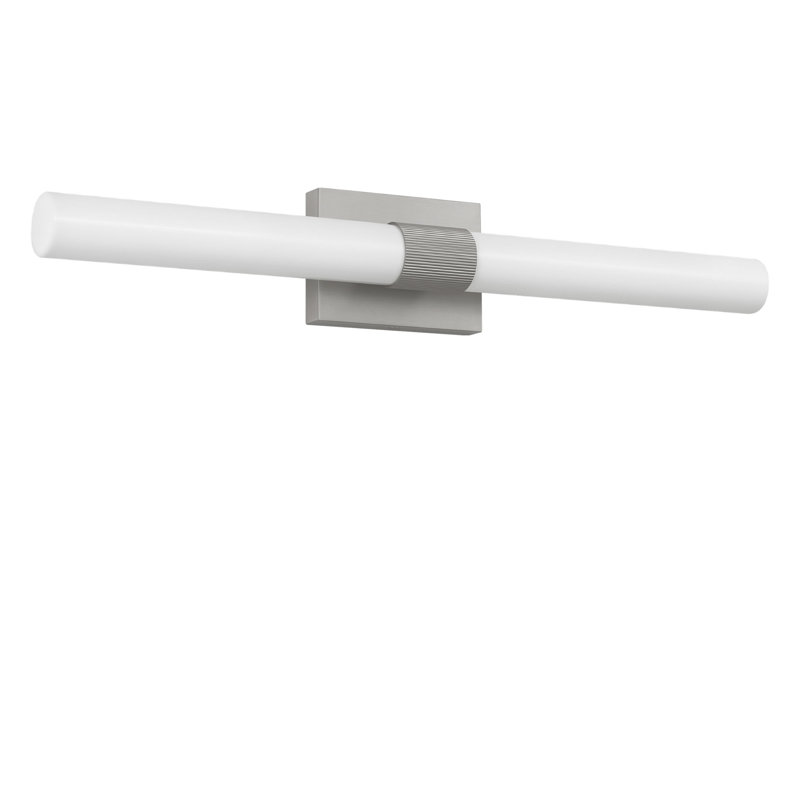 Coiffeuse Sarco, Nickel brossé, H 5 po x l 30 po x P 3,9 po