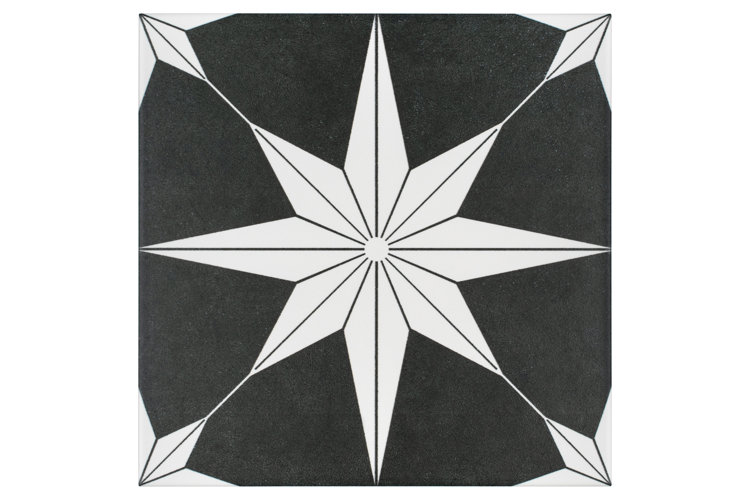 Stella 10" x 10" Porcelain Patterned Wall & Floor Tile