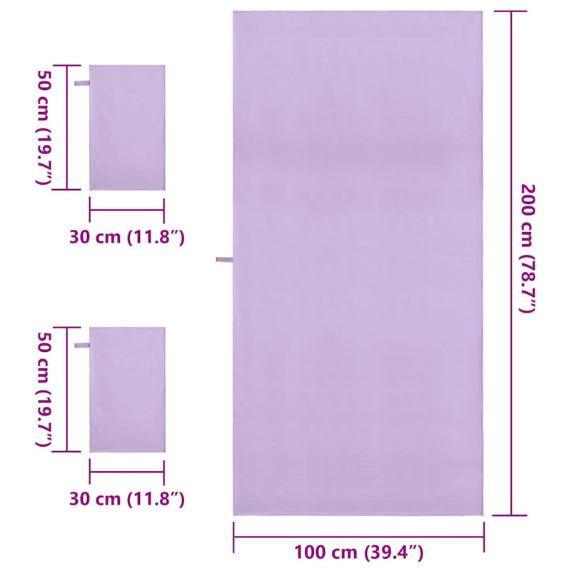 Mulit-Size Set, Purple