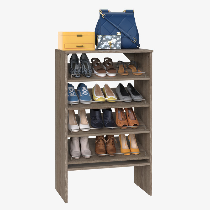 SuiteSymphony Base Unit With Shoe Shelves, Brown