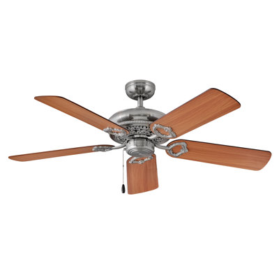 52"  5 - Blade Standard Ceiling Fan with Pull Chain