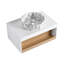 Ensemble de meuble-lavabo flottant moderne 30 po avec vasque en céramique et rangement ouvert Reagan-130971103