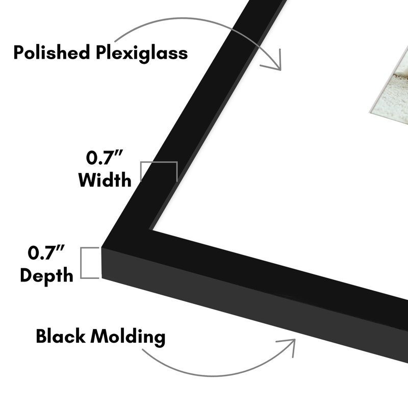 Picture Frame with Oversized Mat - Gallery-Style Frames for Photos or Artwork - Multiple Sizes, 18" x 24"