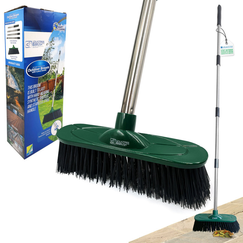Adjustable Push Brooms with Replaceable Head