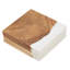 Branwen Glass Coasters with Wood and Resin Design (Set Of 4)