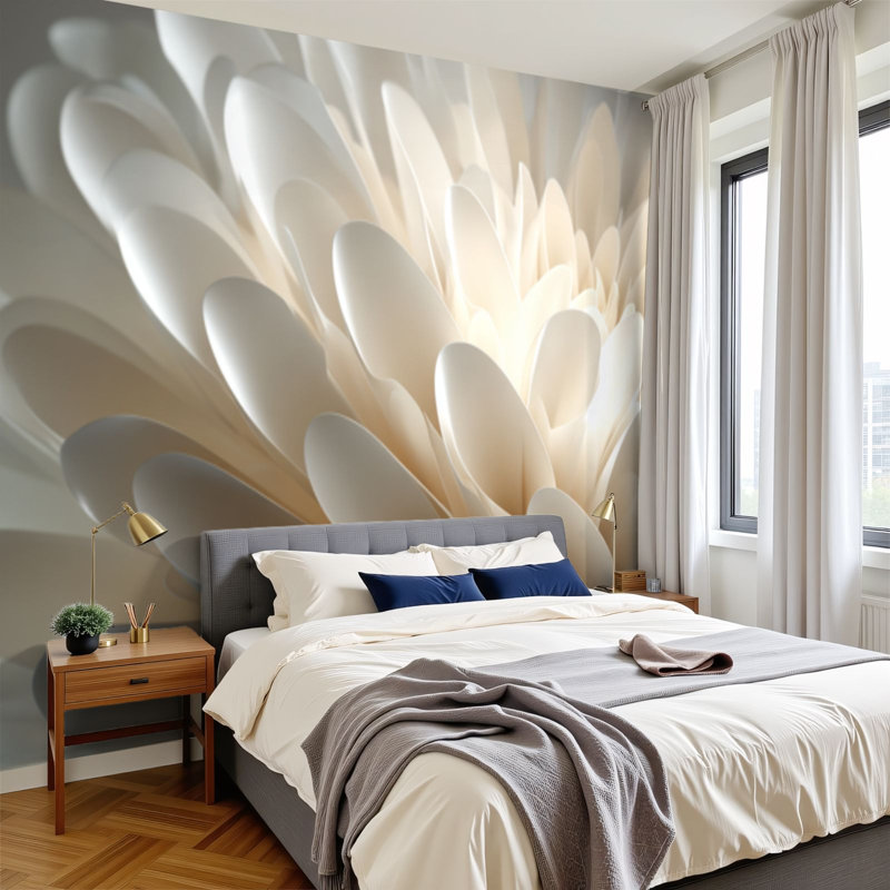 Papier peint adhésif auto-adhésif moderne pour la chambre à coucher Peel and Stick L 100 po x l 144 po