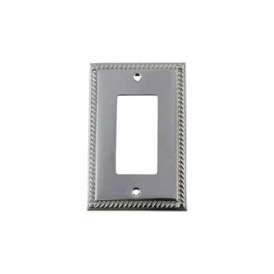 Rope 1-Gang Rocker Wall Plate