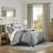 12 Piece Comforter Set With Cotton Bed Sheets-122818080-122818079