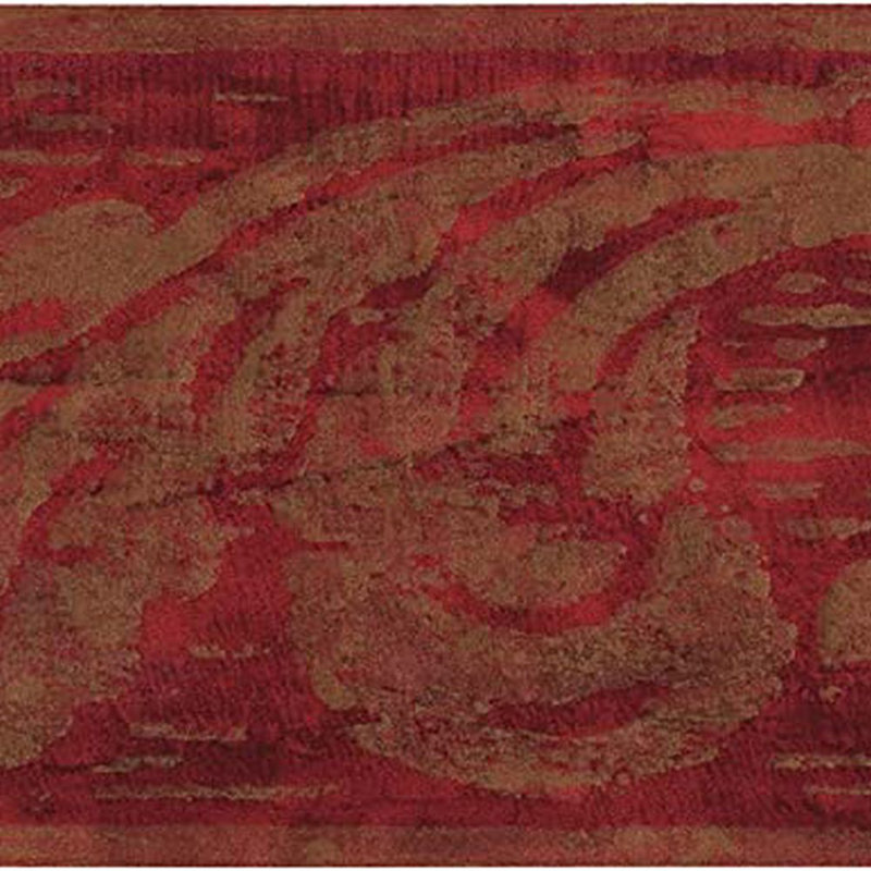 Bordure de papier peint à motif abstrait L 15 pi x l 5,5 po Brikena