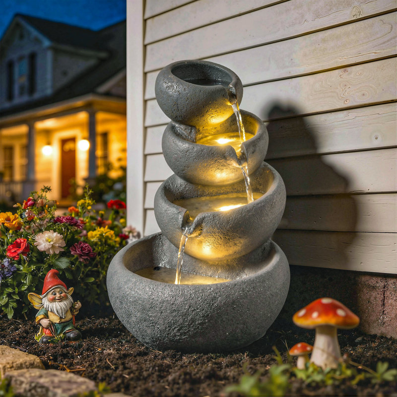 Fountain with Lights