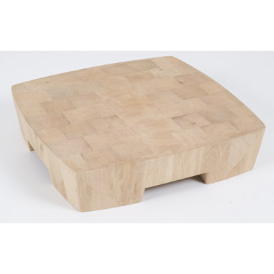 Burlingame Union Rustic Wood Block