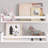 Rigga 23" Floating Shelves with Front Bar