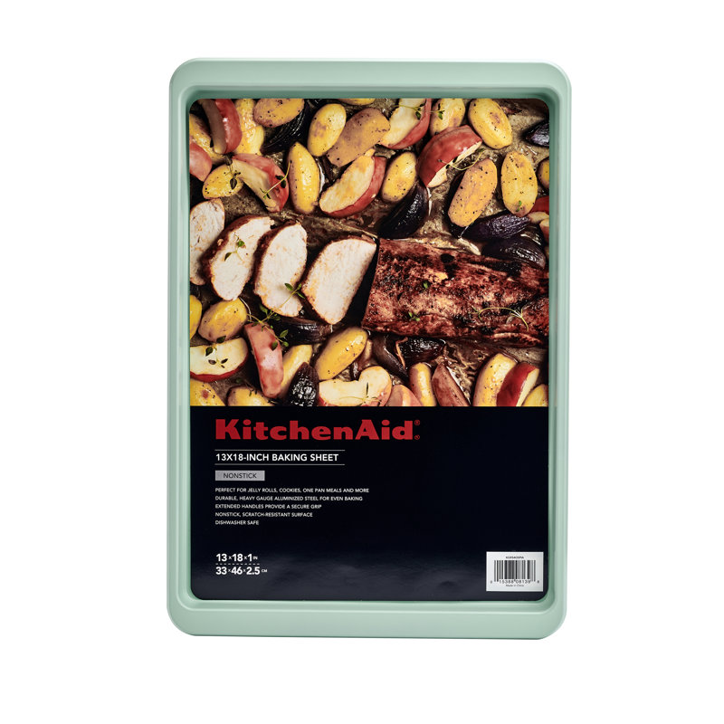 Pistachio Green Nonstick Aluminized Steel 13x18-inch Baking Sheet